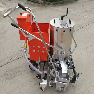 購入 簡単に操作するためのダブルステンレス鋼 CK308S ハンドプッシュ熱プラスチック道路マークマシン オンライン製造