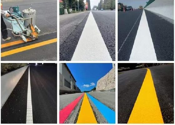 購入 環境に優しい熱塑性反射性塗料 熱溶白色道路表示塗料 オンライン製造