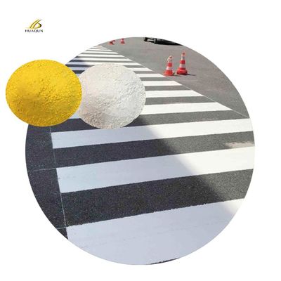 購入 歩道標識のための20%のガラスビーズを持つ反射性熱塑性道路標識塗料 オンライン製造