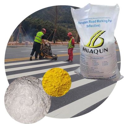 購入 耐久性 AASHTO M249 道路表面の粘着と滑り抵抗のための反射性熱プラスチック塗料 オンライン製造