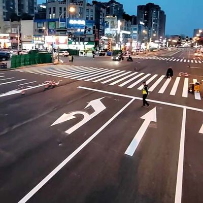 購入 耐久性のある速乾性熱可塑性ペイント（交通量の多い道路用、高視認性） オンライン製造