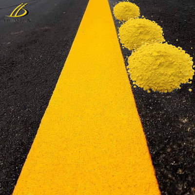 買う 耐久性のある高可視性の道路標識のための180~220°Cの適用温度を持つ黄色の熱塑性道路標識塗料粉末 オンライン製造
