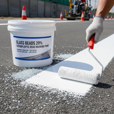 購入 強接着・速乾性 20%ガラスビーズ入り熱可塑性路面標示材 オンライン製造