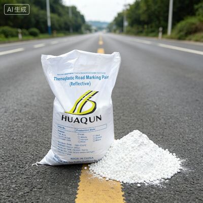 購入 耐久性のある長続きする可視性のために,C5樹脂付き熱塑性道路標識塗料,袋1袋25kgのパッケージ オンライン製造
