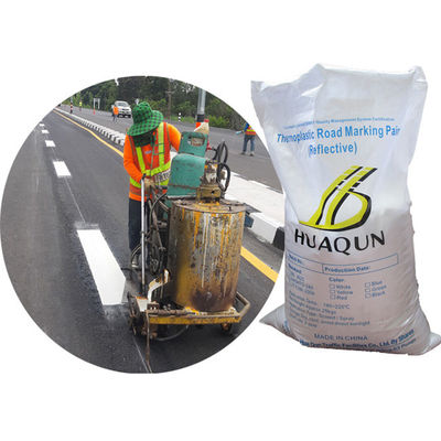 パーソナライズされた道路白線塗料 舗装線塗料粉 5%前混合ガラスビーズ
