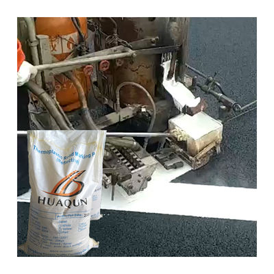 高反射性で長持ちする、ガラスビーズ入り熱可塑性道路標示塗料