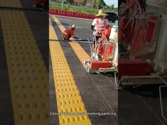 垂直型 熱溶性熱塑性路標画 路標画 熱塑性路標画