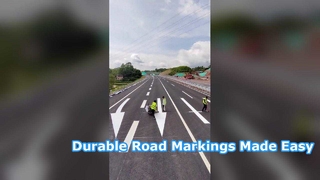 簡単なツールを使用して高速道路に矢印をペイントするにはどうすればよいですか?