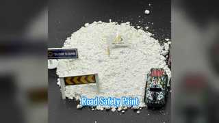 交通規制用の速乾性道路ペイント